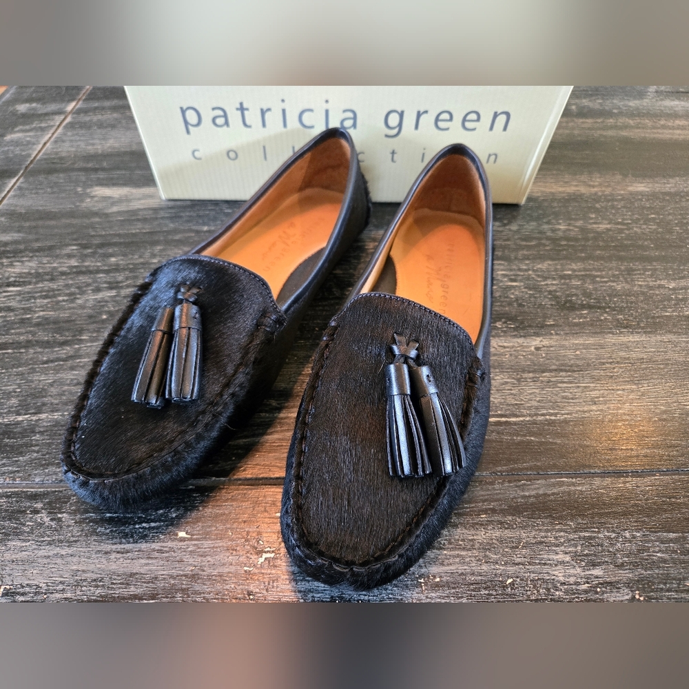 Patricia Green - Ricky Driving Moccasins, Black